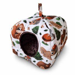 Kisállat sátor fekhely-mókusos